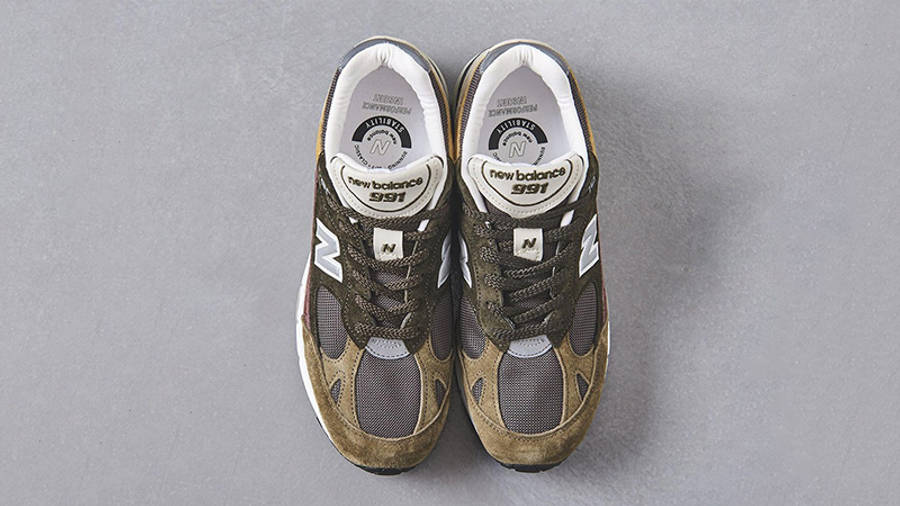 United Arrows x New Balance 991 Green Camo middle