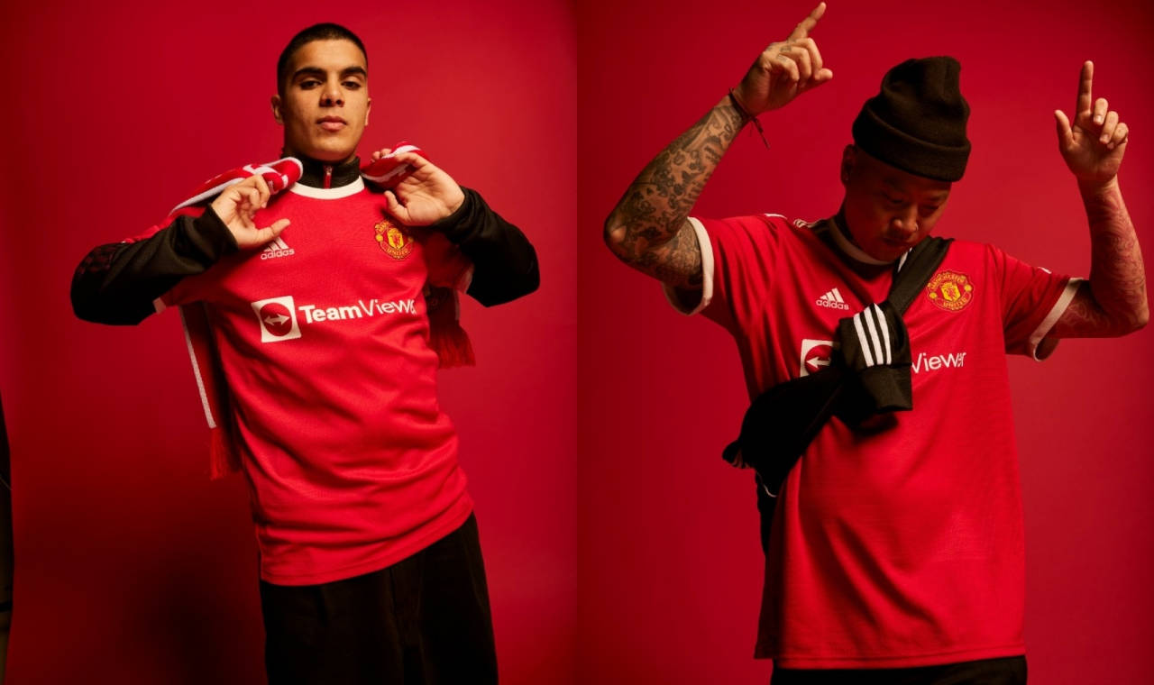 adidas Take a Trip to the Manchester United Archives for This 2021/22 Home Kit