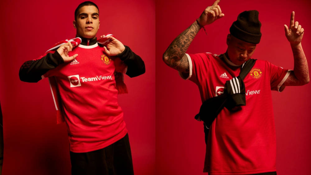 Image via adidas football adidas Take a Trip to the Manchester United Archives for This 2021/22 Home Kit