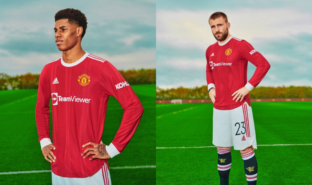 adidas Take a Trip to the Manchester United Archives for This 2021/22 Home Kit