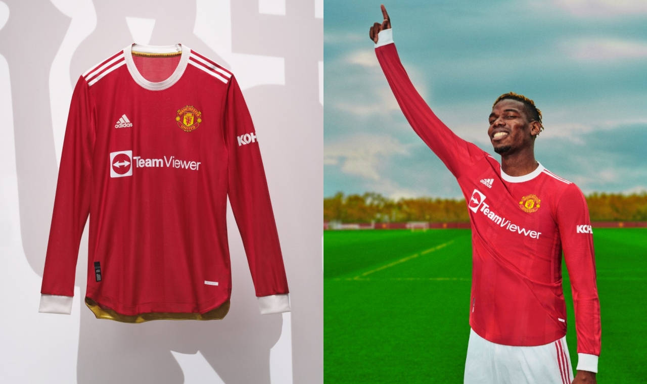 adidas Take a Trip to the Manchester United Archives for This 2021/22 Home Kit