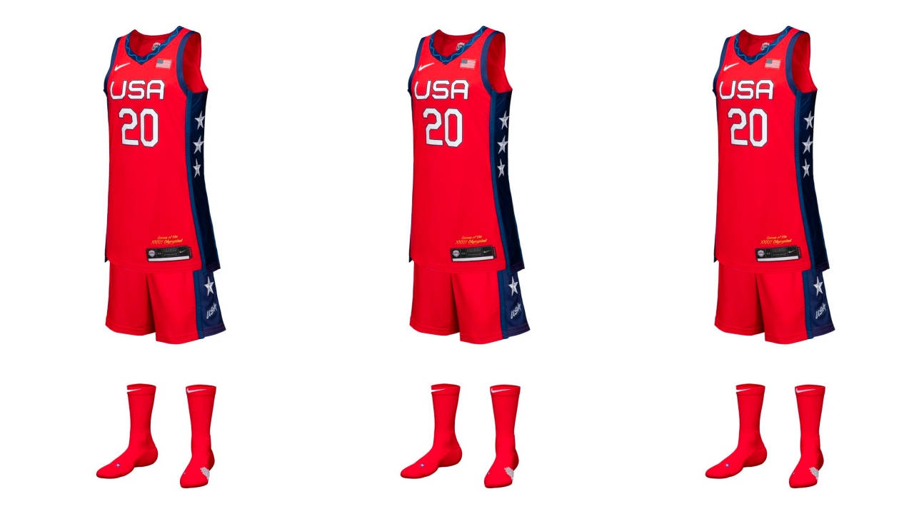 Olympic Team USA Set Their Sights on Gold With This Nike Medal Stand Kit and Anniversary Basketball Jersey