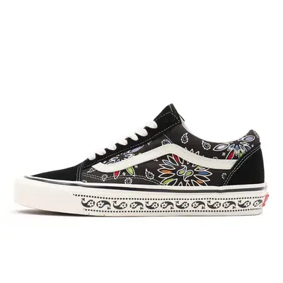 送料関税込み★VANS★UA Old Skool 36 DX ペイズリー ストリート VANS OLD SKOOL LITE V36 LITE LOGO.P BLACK/LOGO Skateboarding