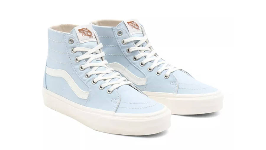 sky blue high top vans
