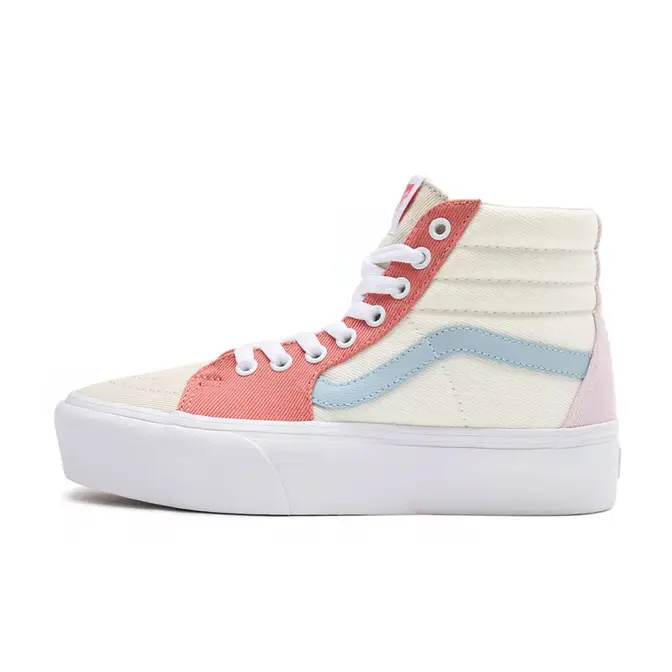 Vans Sk8-Hi Twill Platform 2.0 Pastel Block | Where To Buy