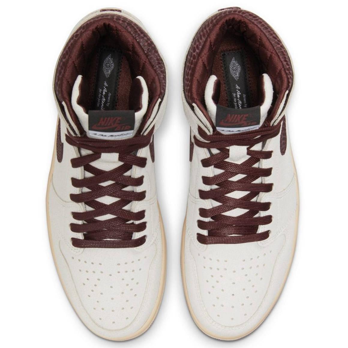 Peep the Luxe Details on the Newly Unveiled A Ma Maniére x Air Jordan 1 ...