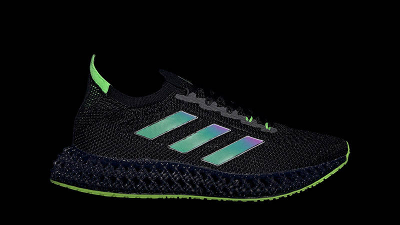 adidas 4DFWD Black Volt Q46446 reflective