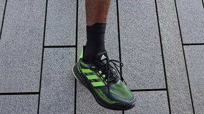 adidas 4DFWD Pulse Signal Green Black Q46451 on foot