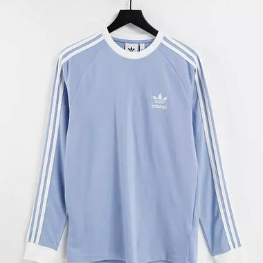 adidas Adicolor 3-Stripe Boyfriend Long Sleeve T-Shirt