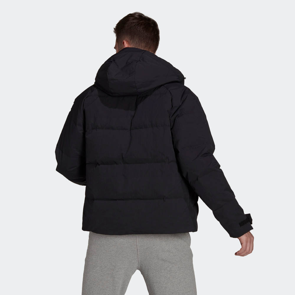 adidas Big Baffle Down Jacket Black The Sole Supplier