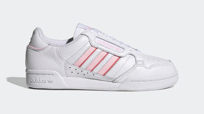 adidas Continental 80 Stripes White Clear Pink