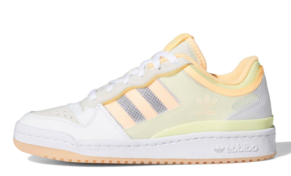 adidas Forum Low Transparent Panel White Yellow Tint