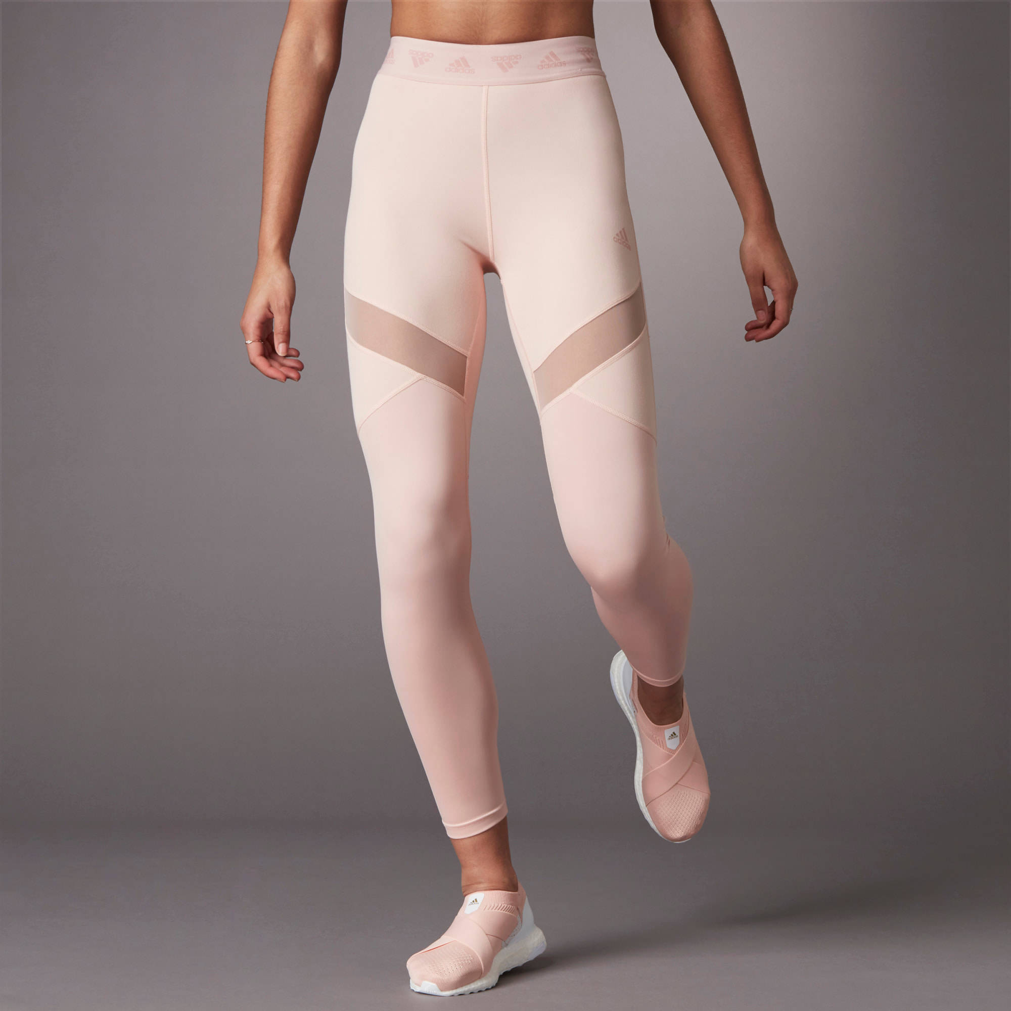 adidas Hyperglam High-Rise Long Leggings Vapour Pink