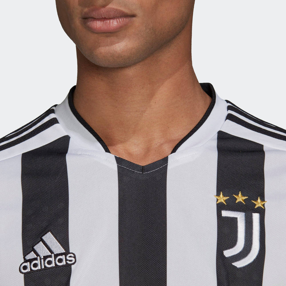 adidas Juventus 21-22 Third Jersey White Black GS1442 Detail