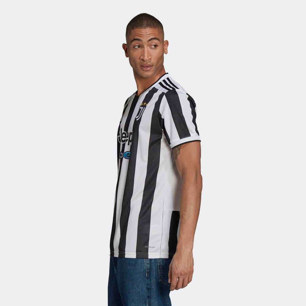 adidas Juventus 21-22 Third Jersey White Black GS1442 Side