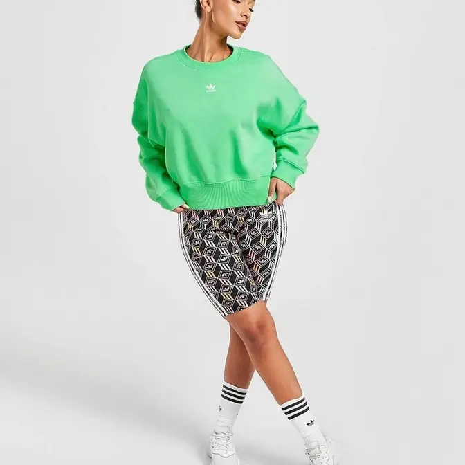 adidas Originals Essential Crop Crew Sweatshirt Where To Buy The Sole Supplier