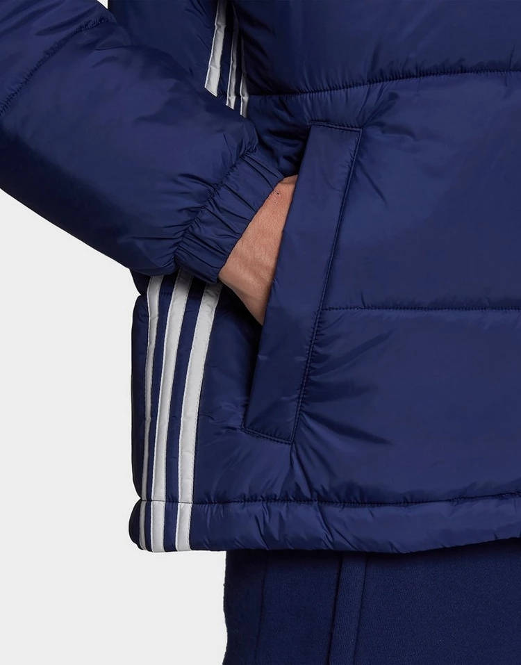 adidas Padded Stand-Up Collar Puffer Jacket Blue Detail 2