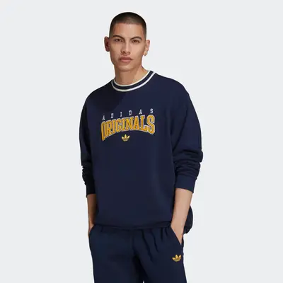 【英国限定】adidas originals Front Script Crew Sweat Shirt 英国限定】adidas originals Front Script Crew Sweat Shirt