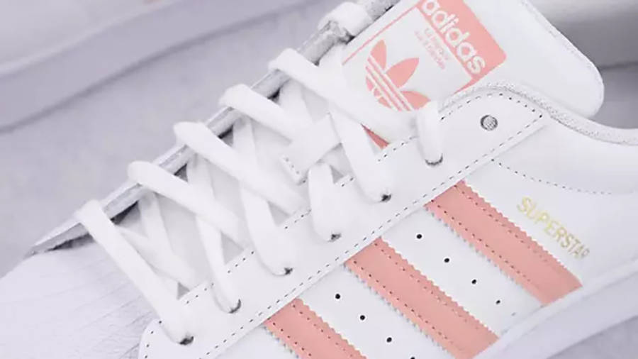 pink striped adidas