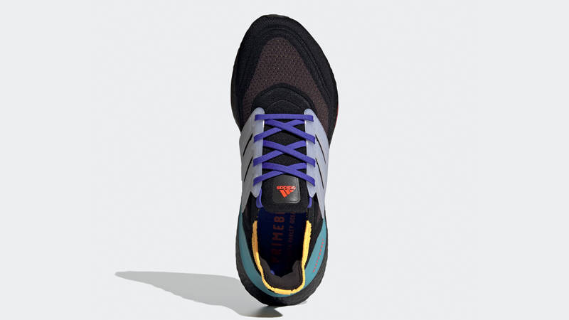 adidas Ultra Boost 21 Black Pulse Aqua MIddle