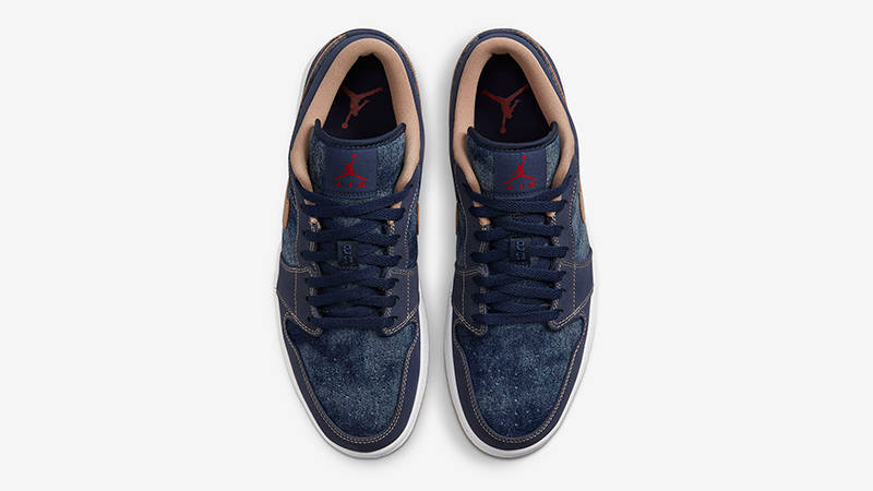 Air Jordan 1 Low SE Denim DH1259-400 Top