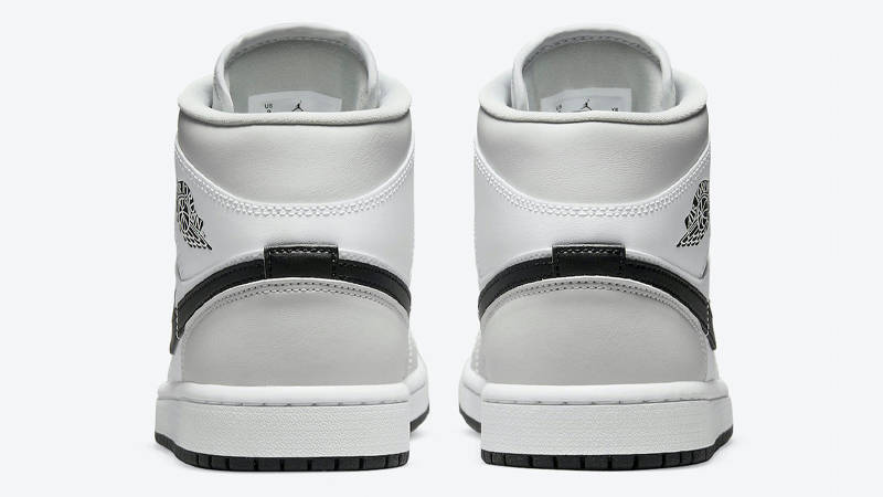 Air Jordan 1 Mid Light Smoke Grey Back