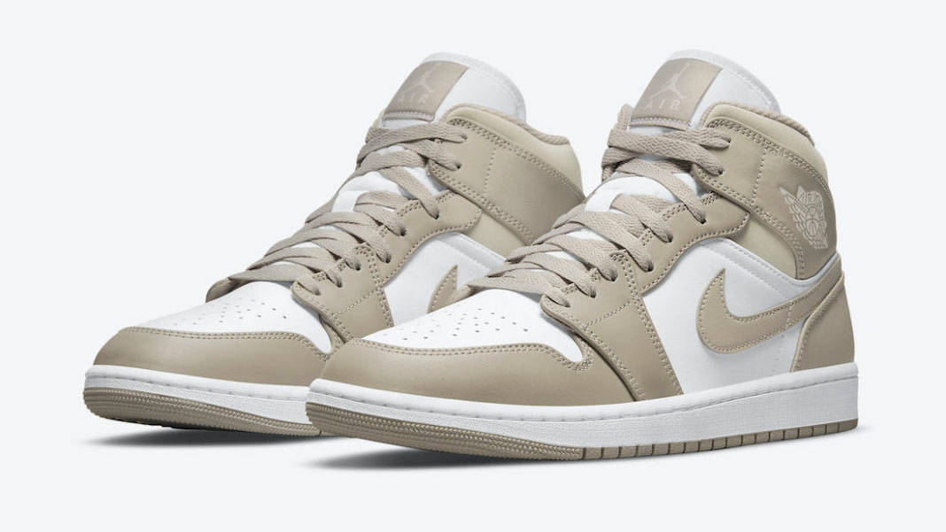 大人気限定!!☆Air Jordan 1 Mid  'Linen' リネン 第90弾】Nike Air Jordan 1 Mid 