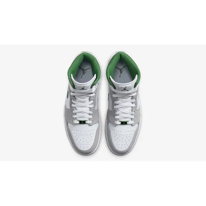 Air Jordan 1 Mid White Grey Pine Green | Where To Buy | DC7294-103 ...