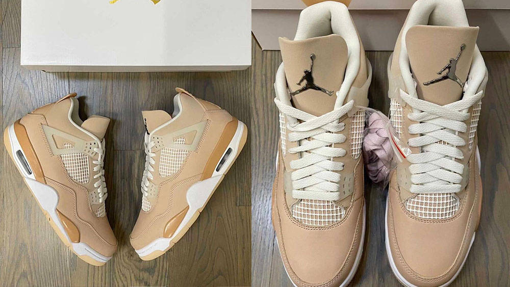 Air Jordan 4 Shimmer Closer Look