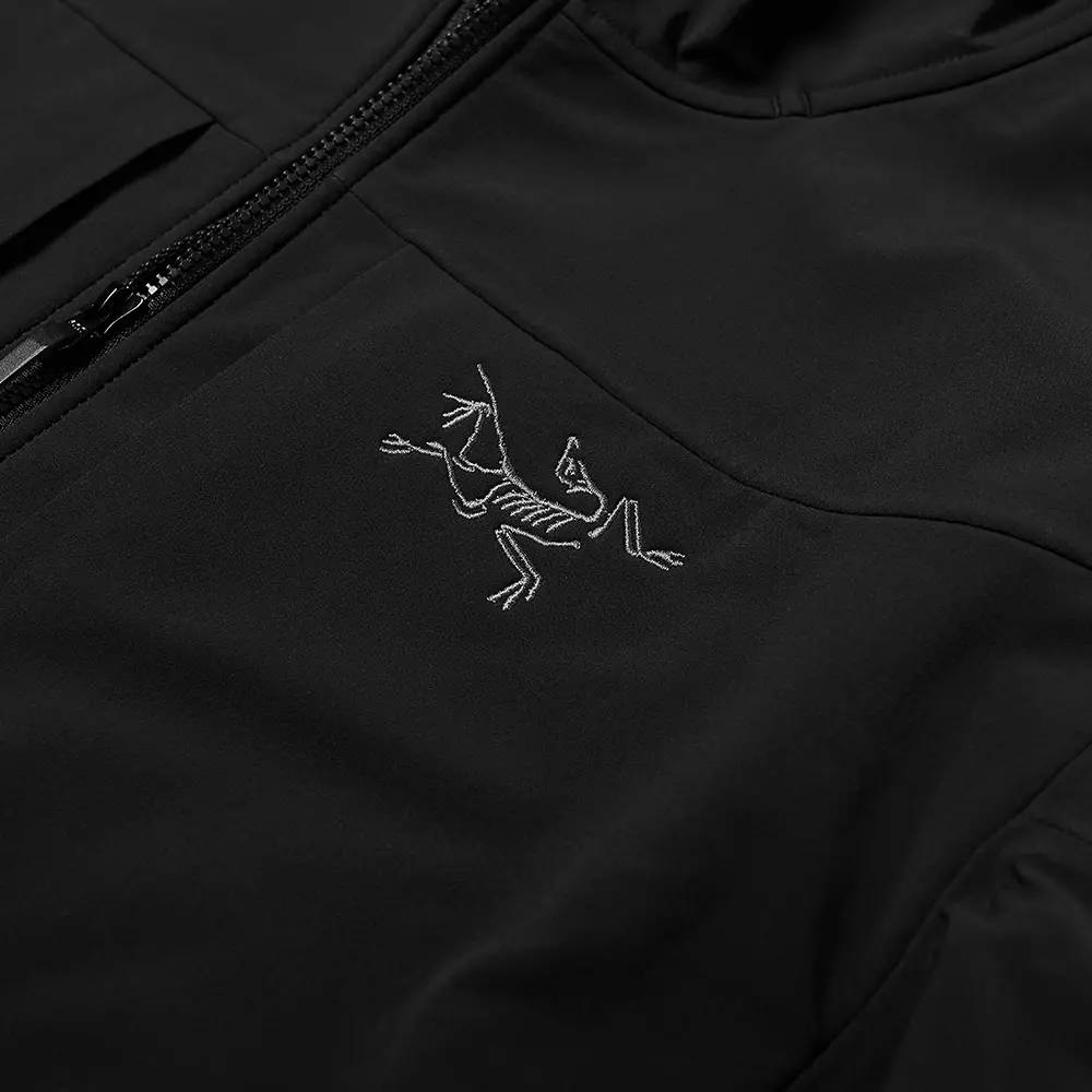 Arc'teryx Gamma MX Hooded Softshell Jacket Black Detail 2