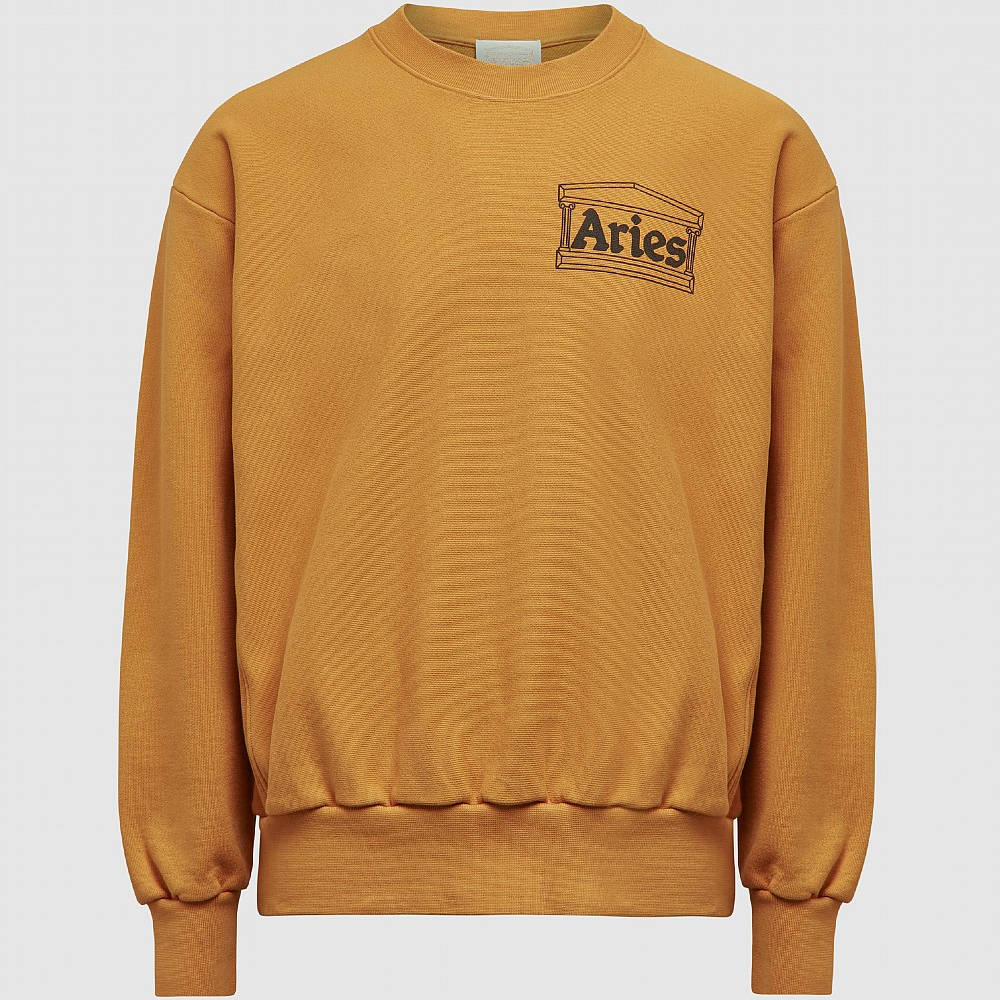 Aries Premium Temple Sweatshirt Orange