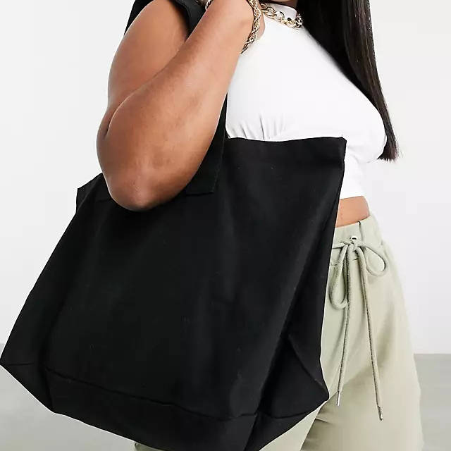 ASOS DESIGN Canvas Tote Bag