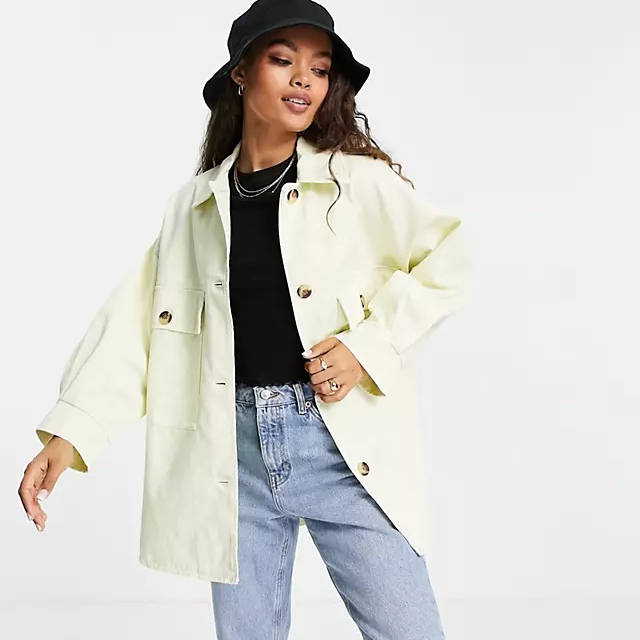ASOS DESIGN Petite Tie Dye Shacket