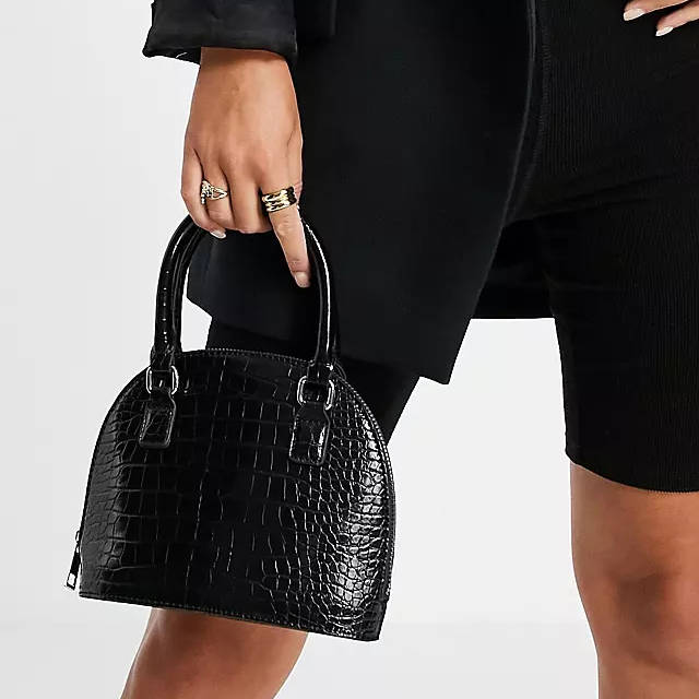 ASOS DESIGN Top Handle Bowler Bag