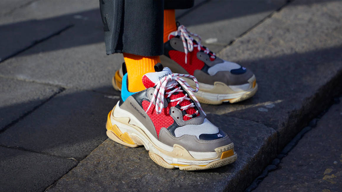 balenciaga triple s run big