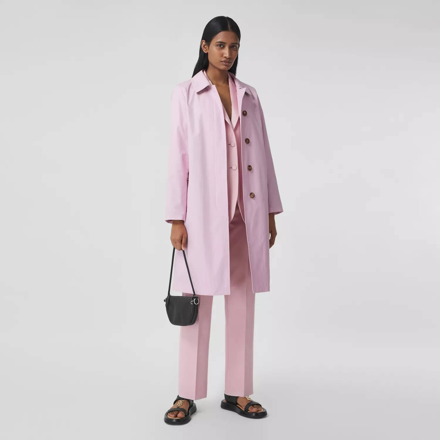 Burberry Technical Cotton Car Coat