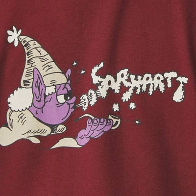 Carhartt WIP Kogancult Wizard T-Shirt Red Detail 3