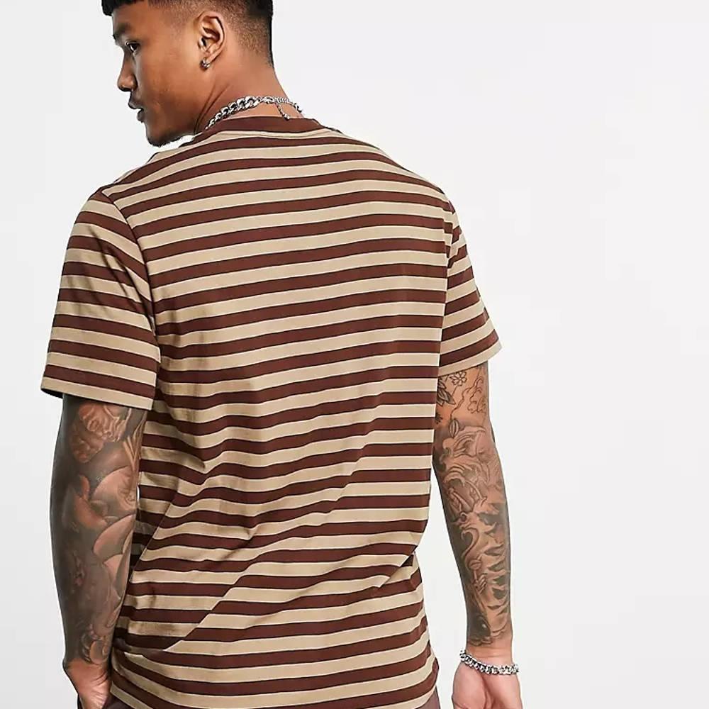 Carhartt WIP Scotty Stripe T-Shirt Brown Back