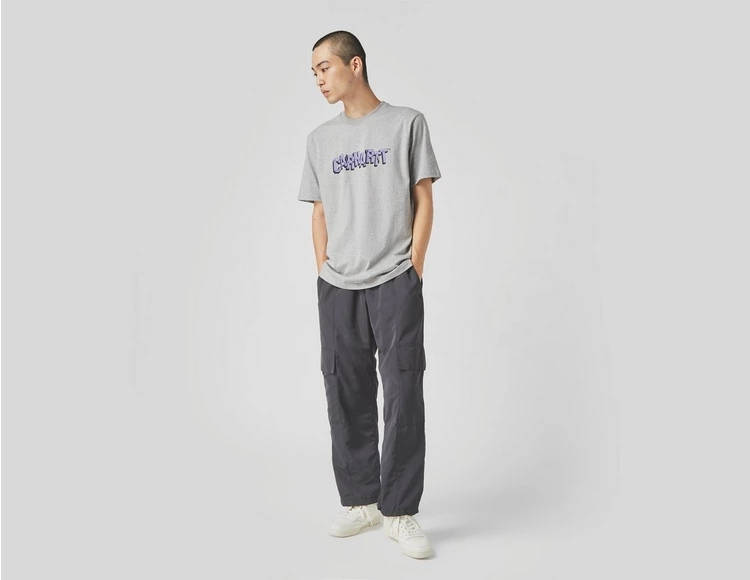 Carhartt WIP Shattered Script T-Shirt Grey Full