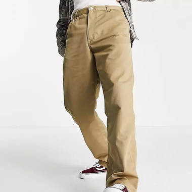 Carhartt WIP Simple Relaxed Straight Fit Trousers Carhartt WIP Simple Relaxed Straight Fit Trousers