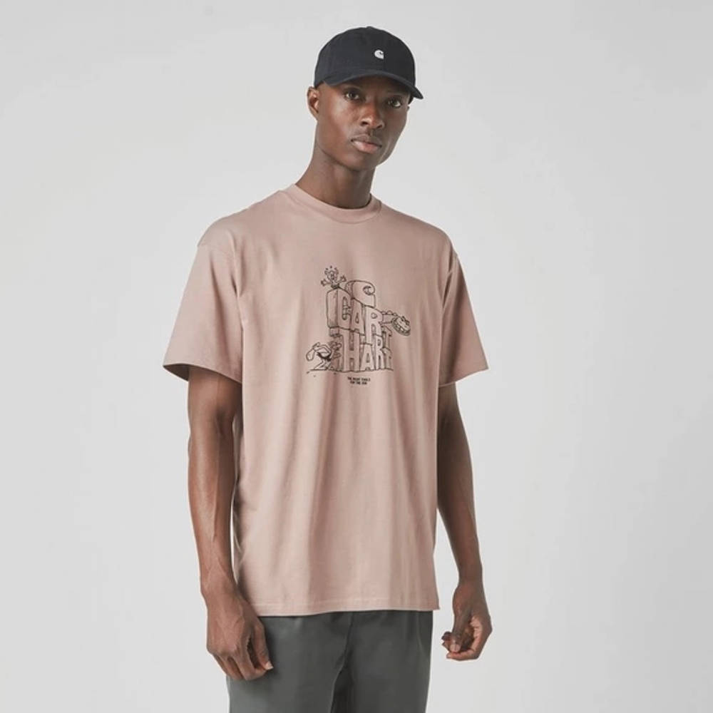 Carhartt WIP Stoneage T-Shirt Pink