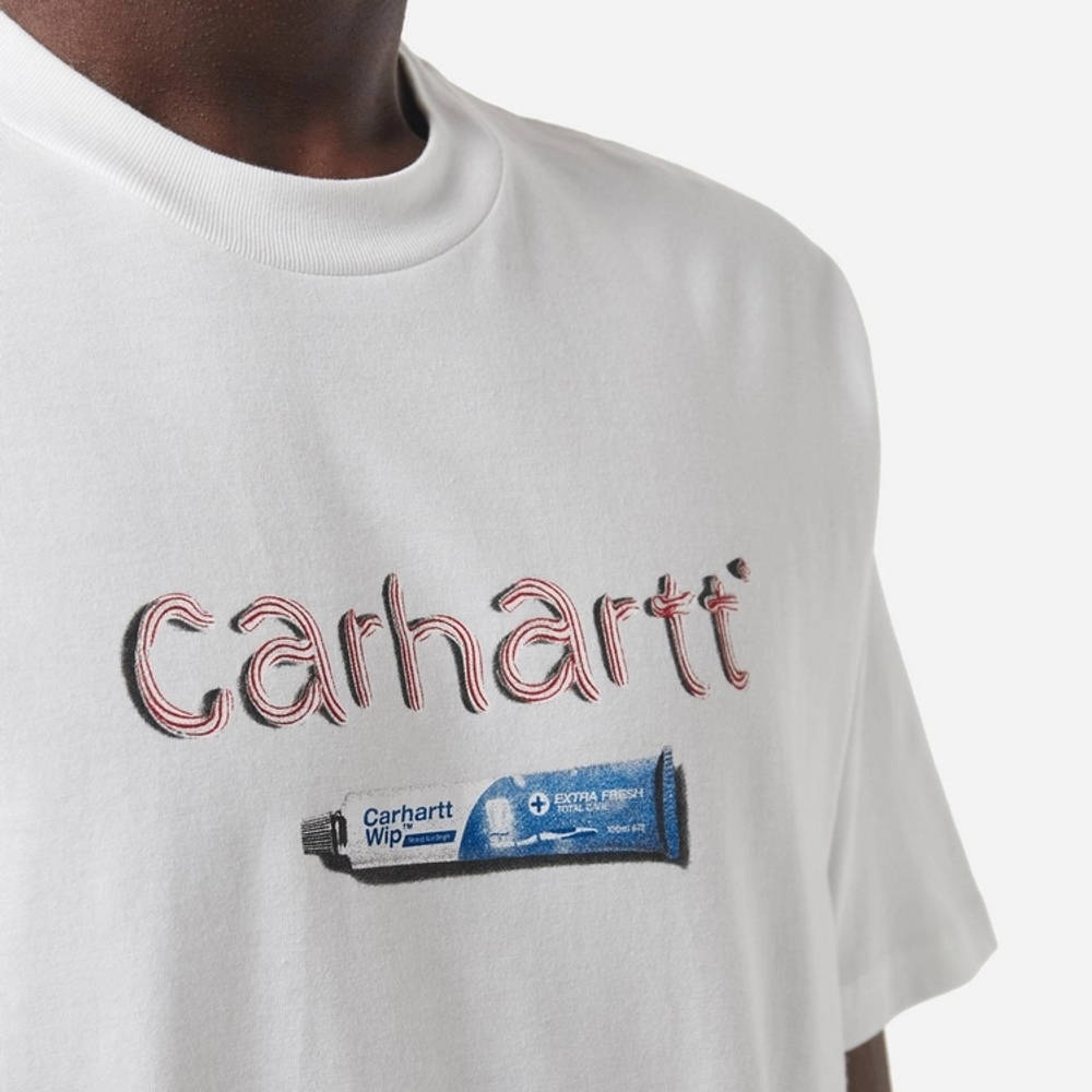 Carhartt WIP Toothpaste T-Shirt White Detail