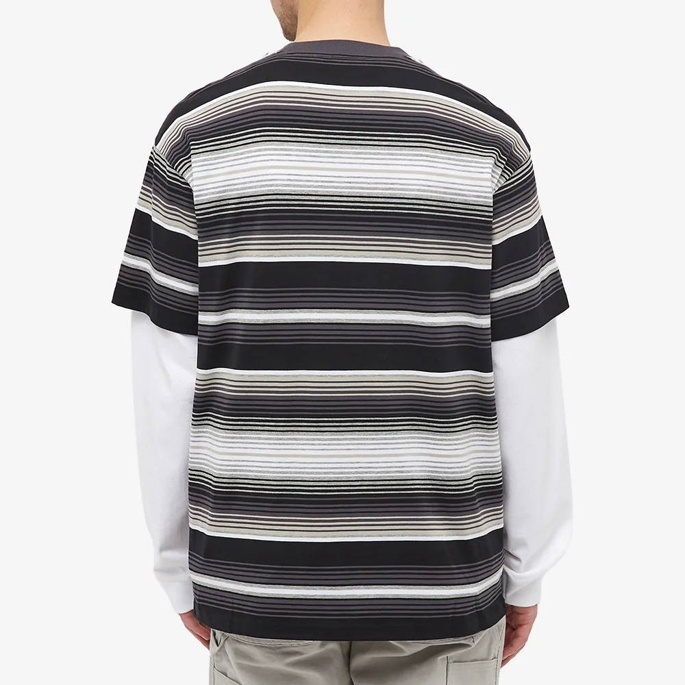 Carhartt WIP Tuscon Stripe T-Shirt Blacksmith Back