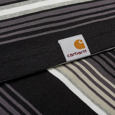 Carhartt WIP Tuscon Stripe T-Shirt Blacksmith Detail