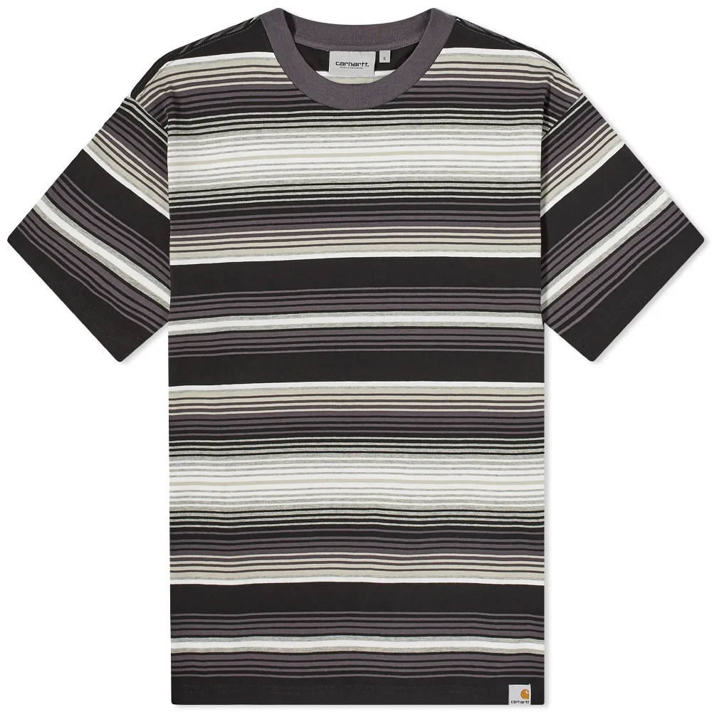 Carhartt WIP Tuscon Stripe T-Shirt Blacksmith
