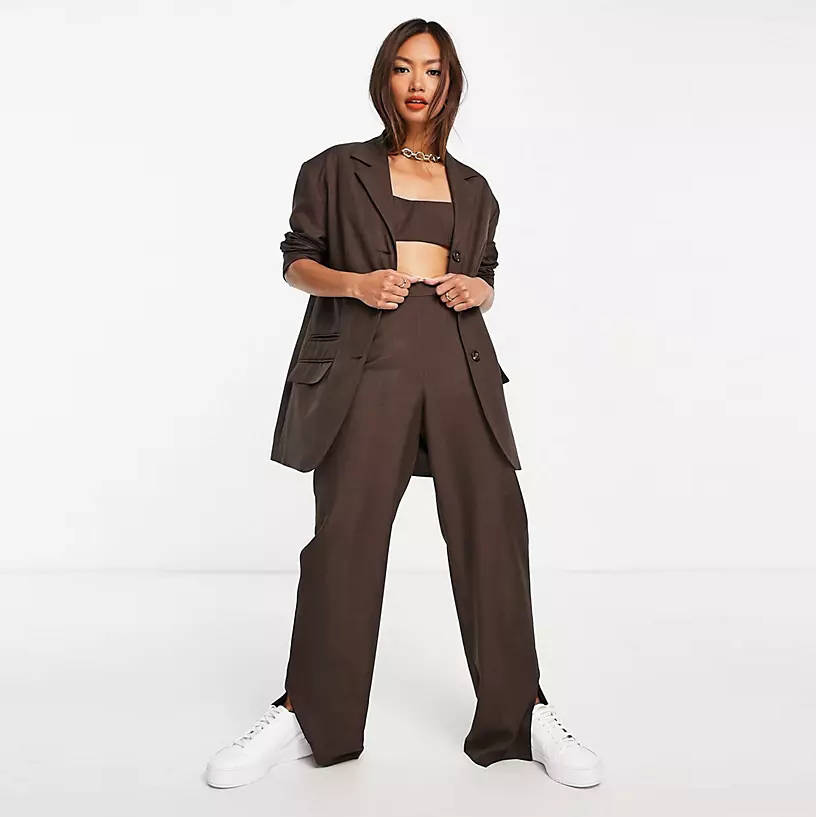 Chocolate Topshop Co-ord Suit