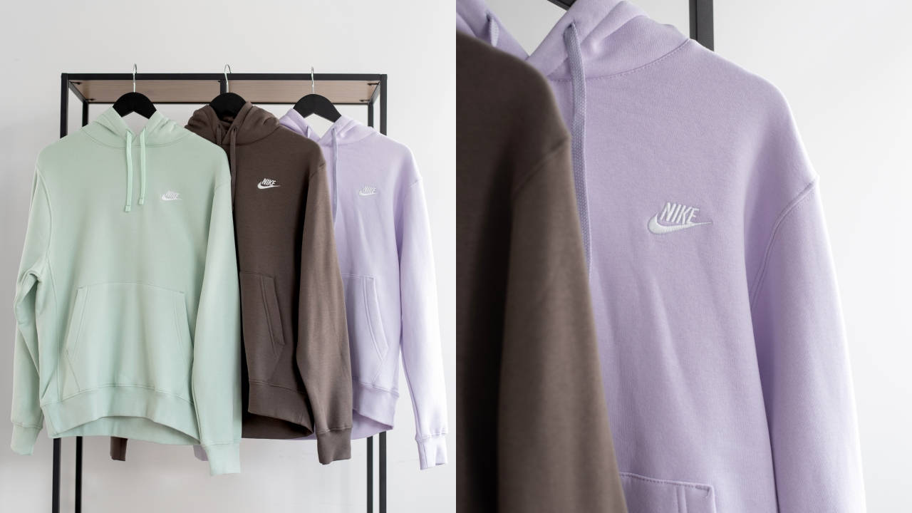 Add Some Colourful Style Back Into Your Fits With These Nike Sportswear Club Fleece Pullover Hoodies