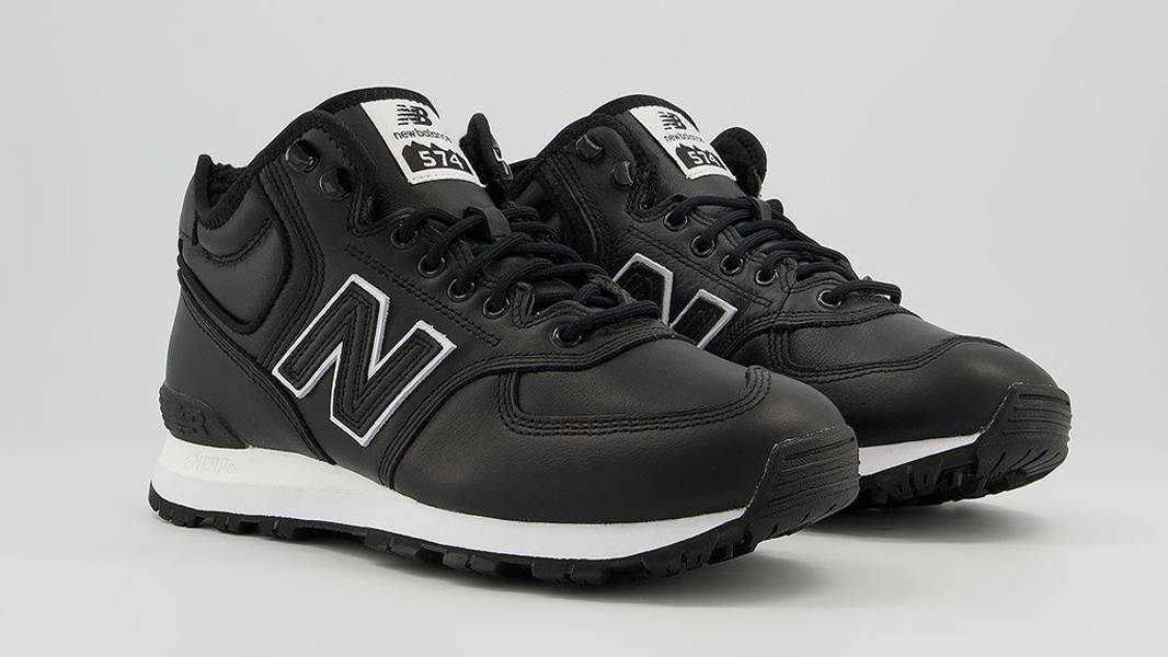 Comme Des Garcons x New Balance 574 Black Front