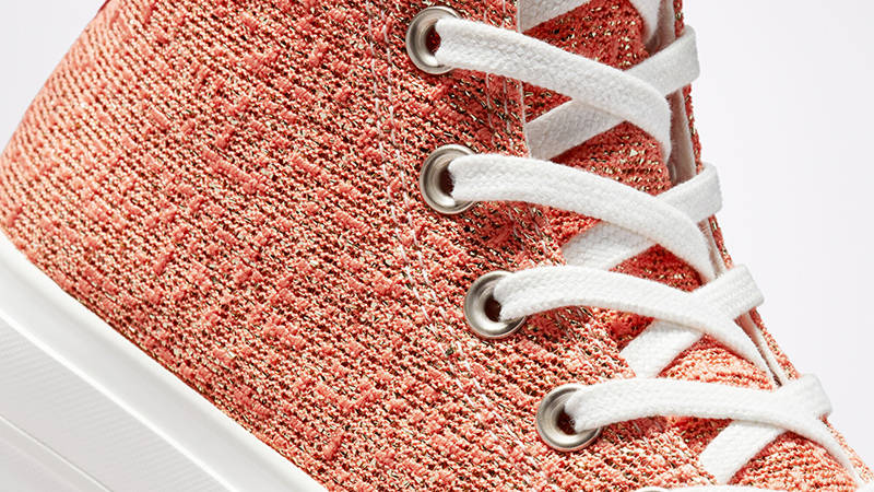 Converse Chuck Taylor Platform Metallic Shimmer Clay