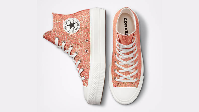 Converse Chuck Taylor Platform Metallic Shimmer Clay